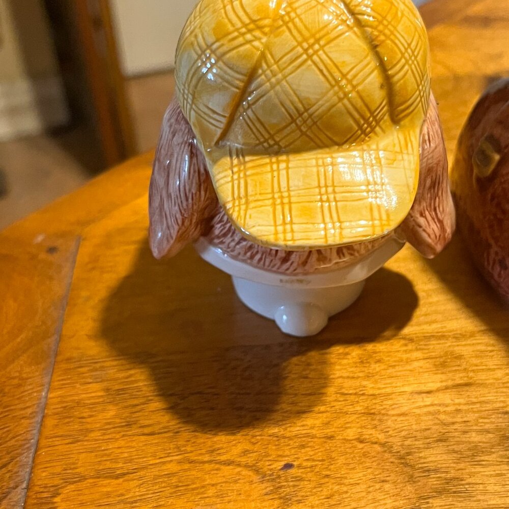 OMNIBUS FITZ & FLOYD SHERLOCK DOG FIGURAL TEAPOT 1994 COLLECTIBLE - Picture 7 of 11